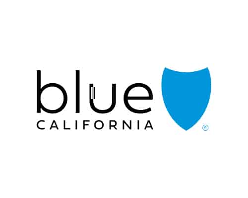 Blue Shield of California logo featuring the words "blue CALIFORNIA" next to a blue shield symbol on a white background.